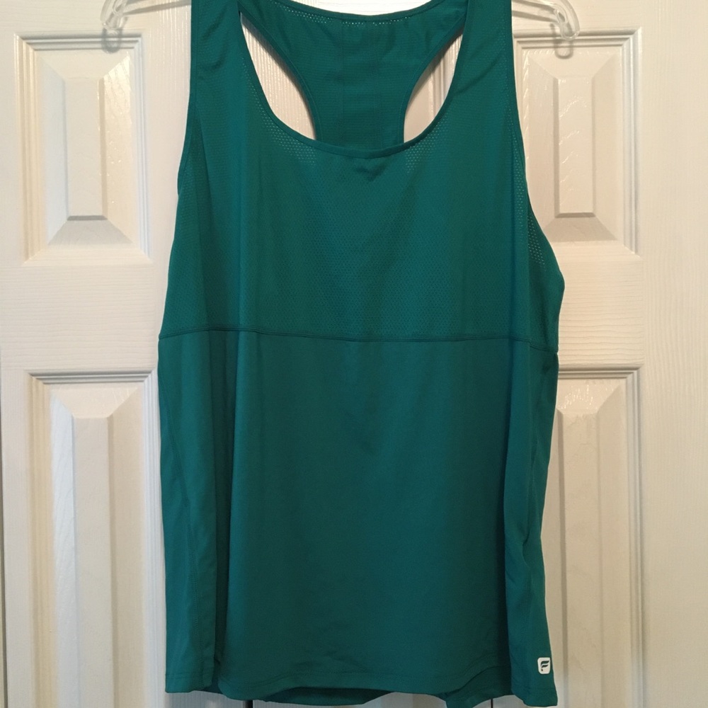 NWT. Fabletics Reese Tank. Green. XL 12-14